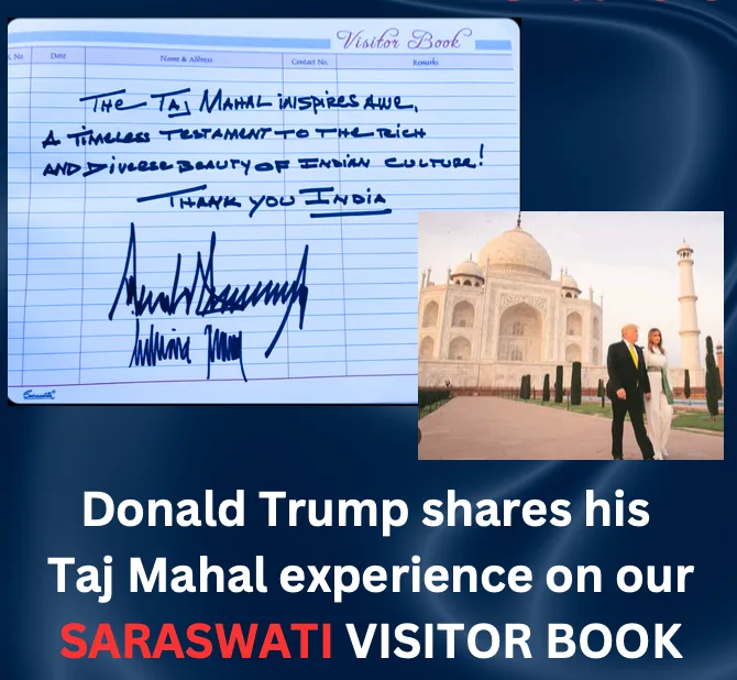 Donald Trump special - Visitor book